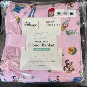 Little Sleepies Pink Toy Story Cloud Blanket